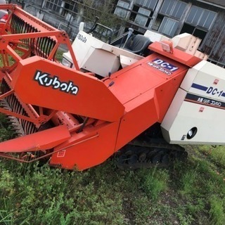 中古コンバイン クボタ DC-1 そば 大豆(ディーゼル、セル付き)