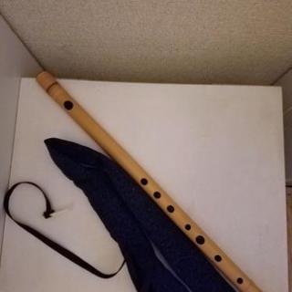日本製 竹 篠笛(中古美品 ケース教本付き 購入額の約半額)