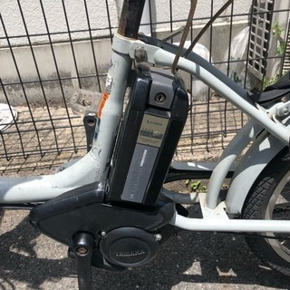 ブリヂストン ビッケBIKKE 中古 電動自転車ブルーグレー子供...