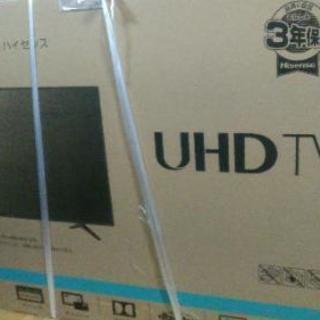 (取引中)値下げ！！格安！！ハイセンス 55インチ 4kテレビ  新品未開封  3年メーカー保証