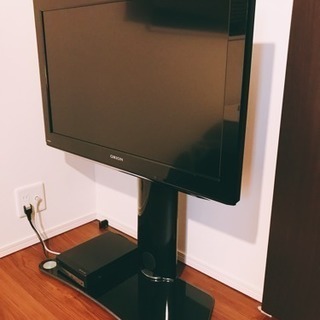 お譲りしました⭐️人気の壁寄せスタンド付きテレビ