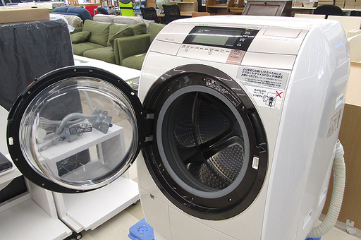 HITACHI 日立 ドラム式洗濯機 11kg BD-V9800L 左開き 2016年製 ビッグ
