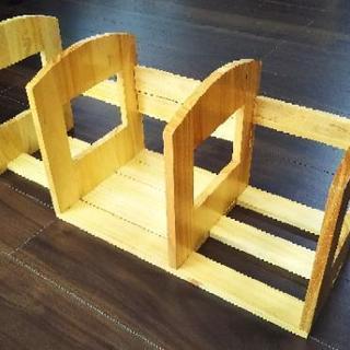 【お話中】木製本棚 (サイズ調整機能)
