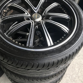 215/45R17⭐セレナに！オススメ！バリ山！アルミホイール付サマータイヤ！