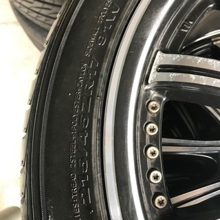 215/45R17⭐セレナに！オススメ！バリ山！アルミホイール付サマータイヤ！