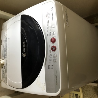 全自動洗濯機 SHARP ES-GE55K シャープ