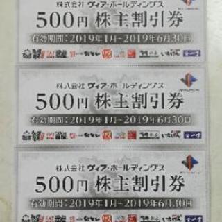 (株)ヴィア・ホールディングス　500円割引券