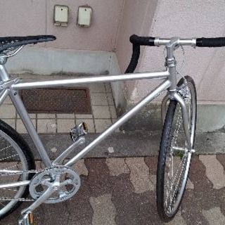 無印良品 700cシングルスピードピストバイク(クロモリ)