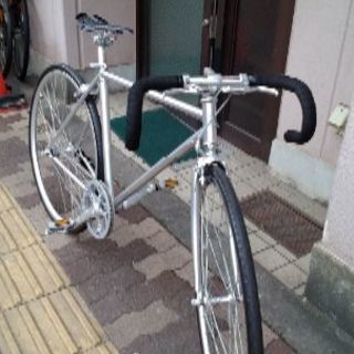 無印良品 700cシングルスピードピストバイク(クロモリ)