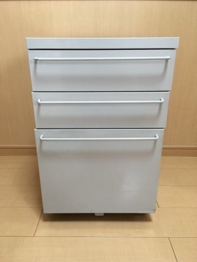 送料無料 非冷凍品同梱不可 無印良品 スチールキャビネ ライトグレー