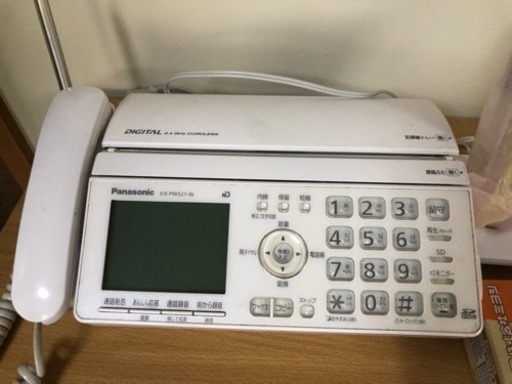 FAX 電話 子機 インクカートリッジ付