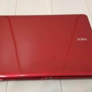 通電確認済 NEC LaVie LS150/N ノートパソコン レッド LaVie NEC LS150中古ノート Office Win10Home搭載-15.6型
