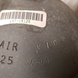 ダイビング　空気タンク　10リットル　スチール製