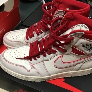 エアジョーダン 1 レトロ ハイ オージー セイル ユニバーシティ レッド AIR JORDAN 1 RETRO HIGH OG SAIL UNIVERSITY RED - 靴/バッグ