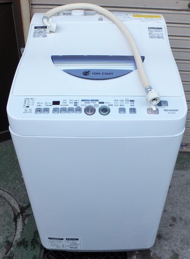☆シャープ SHARP ES-TG55L 5.5kg Ag+イオンコート 洗濯乾燥機◆清潔・節水・スピーディ