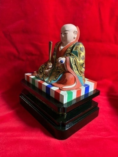細密極上 彩色 日蓮大聖人坐像 手彫り木彫り | noonanwaste.com