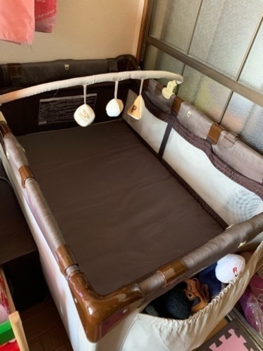 取引中 値下げ ベビーベッド プレイヤード お取引中】ベビーベット 美 