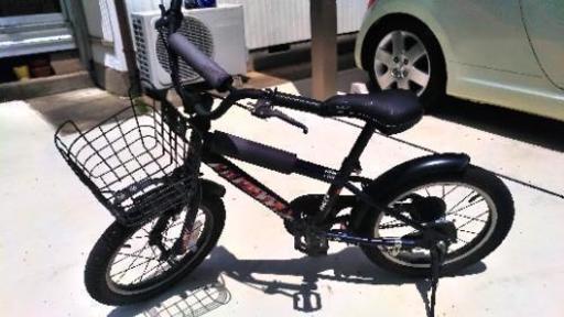 子供用　自転車　デューリー16インチブラック