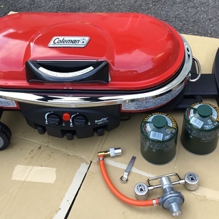 ＜良品＞コールマン・ロードトリップグリル・LXE-J・MODEL/205231・ガス付き