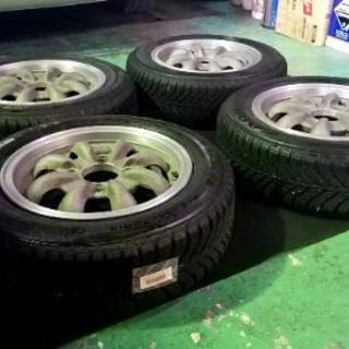 タイヤ、ホイール 旧車用ピッチ114.3 マグロード 軽自動車用ホイール