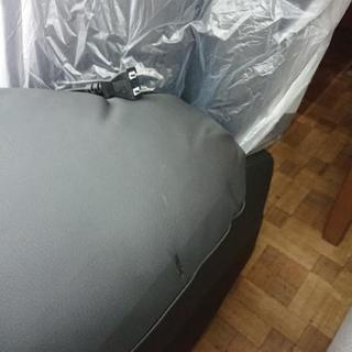 展示品・未使用　2人用電動ソファ　ブラック　幅137cm