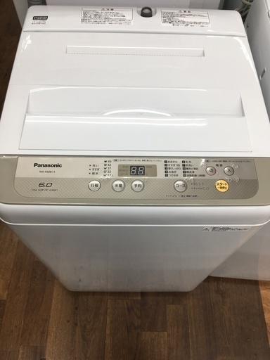 Panasonic 全自動洗濯機 NA-F60B11 2017年製 6.0kg