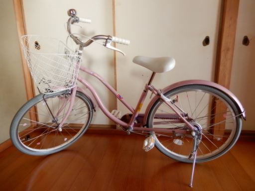 ★綺麗です。ジュニア自転車 ポンポネット　可愛いピンク