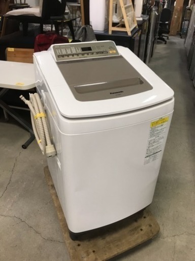凹みあり激安！2017年製 Panasonic 電気洗濯乾燥機 NA-FD80H5 8.0/4.5kg