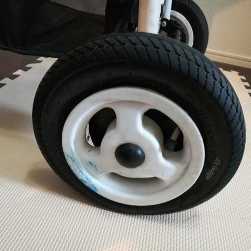 パンクあり】エアバギー&マキシコシ+マット+フットマフ