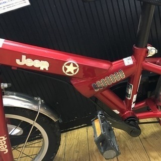 Jeep ジープ 子供用 16インチ自転車 赤