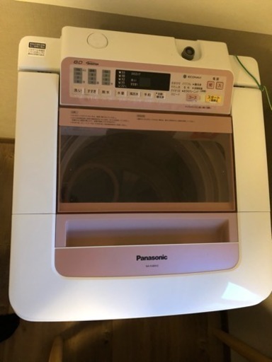 パナソニック洗濯機  8kg 2015年製 NA-FA80H2