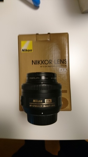 nikon単焦点レンズ【AS-F DX NIKKOR 35mm f/1.8G】