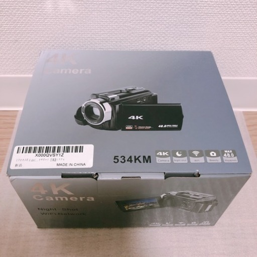 【新品未使用】amazon価格20,999円 ビデオカメラ 4K WiFi