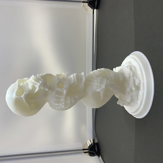 3Dプリンタ製 ドクロのオブジェ