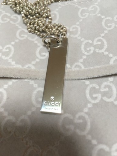 GUCCI  プレートネックレス