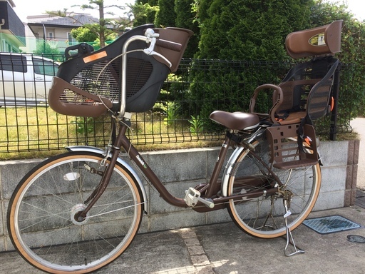 3人乗り対応子供乗せ自転車　3段変速　LEDオートライト仕様　幼児2人同乗基準適合車