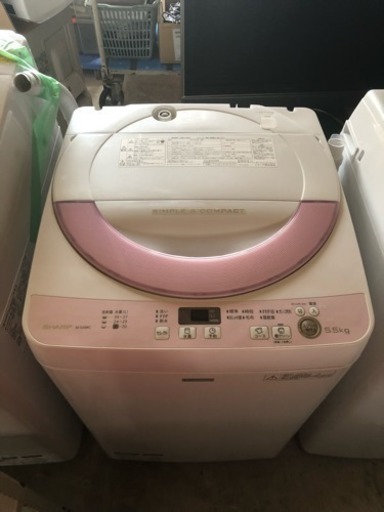 値下げ‼️高年式でピンク色の可愛い洗濯機❣️