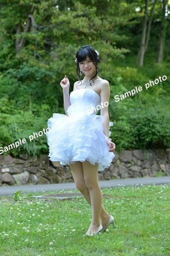★ウエディングドレス　美脚効果抜群の純白可愛いミニドレス♪♪