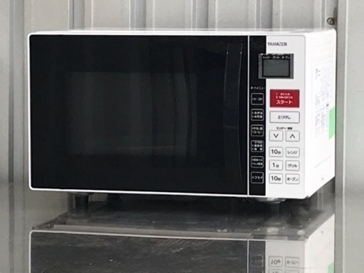 美品！ヤマゼン オーブンレンジ◇600W◇2018年製◇YRC-160V（w)