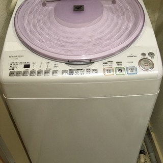 SHARP洗濯機(洗濯容量7キロ)差し上げます。6月上旬まで