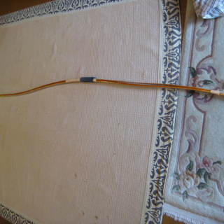 弓道家必見　永野重次　竹弓　割れ有り　修理必要です。