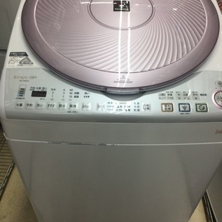 SHARP 2013年式 8.0Kg洗濯機、乾燥4.5Kg
