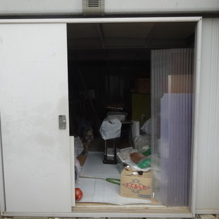 成約致しました♪INABA イナバ 縦長 大型 物置 引き戸口2箇所あり 要