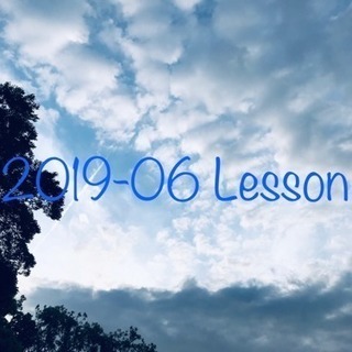 2019年6月のヨガレッスンご案内😊☘✨✨Jun in 2019...