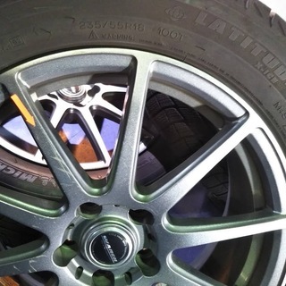 ハリアー 【18インチ 冬用】レクサス RAV4 ヴァンガード クルーガー エクストレイル デリカ D5【富山市 手渡しもOK】235/55R18 中古/4本