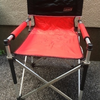 コールマン キャンプ用 椅子☆　赤X２脚　緑X１脚