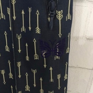 Needles 19ss トラック パンツ Arrow/Navy