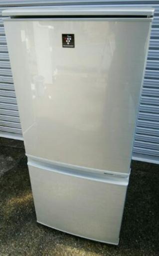 上質で快適 シャープ　SHARP　冷凍冷蔵庫　SJ-PD14X-N　2013年製　137L　エコライフ 冷蔵庫