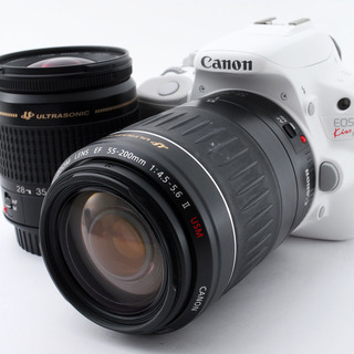 Canon EOS Kiss X7 ダブルズームセット ホワイト...