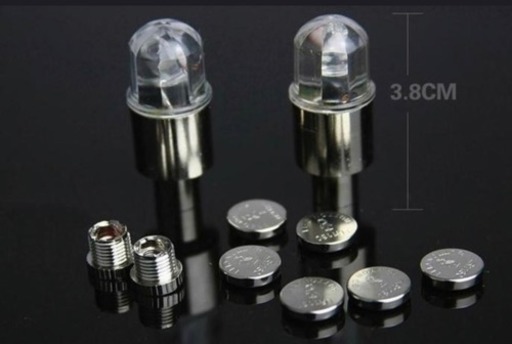 業界最安 バイク車ストロボledタイヤバルブキャップ4個セット ブルー Mbb 橿原の車のパーツの中古あげます 譲ります ジモティーで不用品の処分